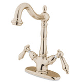 Heritage Two-Handle 1-or-3 Hole Deck Mount Vessel Faucet