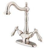 Heritage Two-Handle 1-or-3 Hole Deck Mount Vessel Faucet