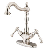 Heritage Two-Handle 1-or-3 Hole Deck Mount Vessel Faucet