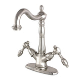 Tudor Two-Handle 1-or-3 Hole Deck Mount Vessel Faucet