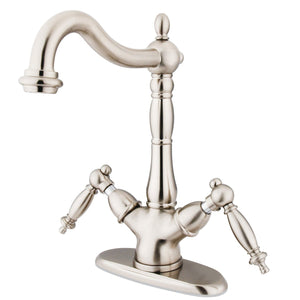 Heritage Two-Handle 1-or-3 Hole Deck Mount Vessel Faucet