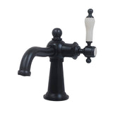 Nautical One-Handle 1-Hole Bathroom Faucet with Push Pop-Up Drain