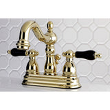 Duchess Double-Handle 3-Hole Deck Mount 4-Inch Centerset Bathroom Faucet with Brass Pop-Up