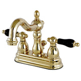 Duchess Double-Handle 3-Hole Deck Mount 4-Inch Centerset Bathroom Faucet with Brass Pop-Up