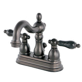 Duchess Double-Handle 3-Hole Deck Mount 4-Inch Centerset Bathroom Faucet with Brass Pop-Up