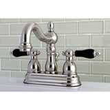 Duchess Double-Handle 3-Hole Deck Mount 4-Inch Centerset Bathroom Faucet with Brass Pop-Up