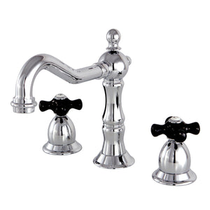 Duchess Two-Handle 3-Hole Deck Mount Widespread Bathroom Faucet with Brass Pop-Up Drain