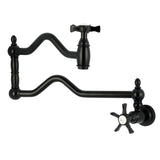 Hamilton Two-Handle 1-Hole Wall Mount Pot Filler Faucet