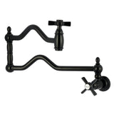 Millennium Two-Handle 1-Hole Wall Mount Pot Filler Faucet