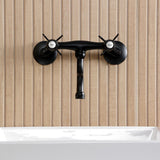 Essex Two-Handle 2-Hole Wall Mount Bathroom Faucet