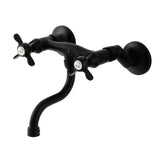 Essex Two-Handle 2-Hole Wall Mount Bathroom Faucet