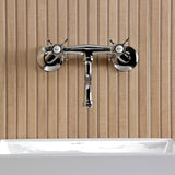 Essex Two-Handle 2-Hole Wall Mount Bathroom Faucet