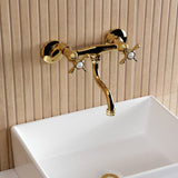 Essex Two-Handle 2-Hole Wall Mount Bathroom Faucet