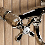 Kingston Two-Handle 2-Hole Wall Mount Bathroom Faucet