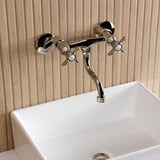 Essex Two-Handle 2-Hole Wall Mount Bathroom Faucet