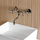 Essex Two-Handle 2-Hole Wall Mount Bathroom Faucet