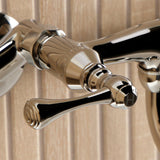 Kingston Two-Handle 2-Hole Wall Mount Bathroom Faucet