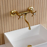 Essex Two-Handle 2-Hole Wall Mount Bathroom Faucet