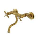 Essex Two-Handle 2-Hole Wall Mount Bathroom Faucet