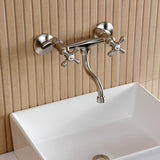 Kingston Two-Handle 2-Hole Wall Mount Bathroom Faucet