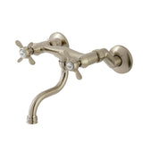 Essex Two-Handle 2-Hole Wall Mount Bathroom Faucet