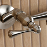 Kingston Two-Handle 2-Hole Wall Mount Bathroom Faucet