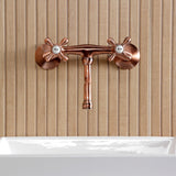 Kingston Two-Handle 2-Hole Wall Mount Bathroom Faucet