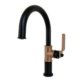 Whitaker One-Handle 1-Hole Bathroom Faucet with Push Pop-Up Drain