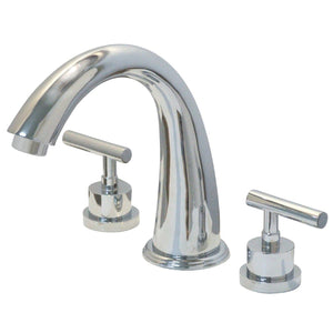 Manhattan Two-Handle 3-Hole Deck Mount Roman Tub Faucet