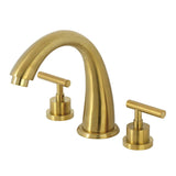 Manhattan Two-Handle 3-Hole Deck Mount Roman Tub Faucet