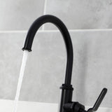 Whitaker Single-Handle Deck Mount Kitchen Faucet with Brass Sprayer