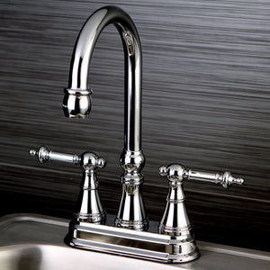 Templeton Two-Handle 2-Hole Deck Mount Bar Faucet