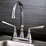 Silver Sage Two-Handle 2-Hole Deck Mount Bar Faucet