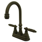 Georgian Two-Handle 2-Hole Deck Mount Bar Faucet