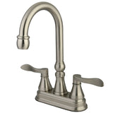 NuFrench Two-Handle 2-Hole Deck Mount Bar Faucet