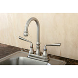 Silver Sage Two-Handle 2-Hole Deck Mount Bar Faucet