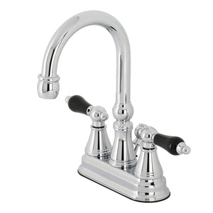 Duchess Double-Handle 3 Hole Deck Mount 4-Inch Centerset Bathroom Faucet with Brass Pop-Up