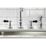 Duchess Widespread Kitchen Faucet with Brass Sprayer