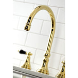 Duchess Widespread Kitchen Faucet with Brass Sprayer