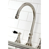 Duchess Widespread Kitchen Faucet with Brass Sprayer