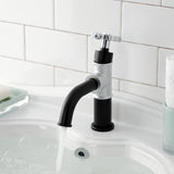 Fuller One-Handle 1-Hole Bathroom Faucet with Push Pop-Up Drain