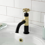 Fuller One-Handle 1-Hole Bathroom Faucet with Push Pop-Up Drain