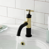 Fuller One-Handle 1-Hole Bathroom Faucet with Push Pop-Up Drain