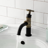 Fuller One-Handle 1-Hole Bathroom Faucet with Push Pop-Up Drain