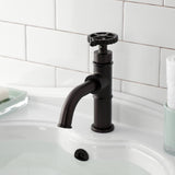 Fuller One-Handle 1-Hole Bathroom Faucet with Push Pop-Up Drain