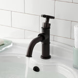 Fuller One-Handle 1-Hole Bathroom Faucet with Push Pop-Up Drain