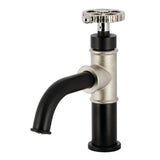 Fuller One-Handle 1-Hole Bathroom Faucet with Push Pop-Up Drain