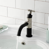 Fuller One-Handle 1-Hole Bathroom Faucet with Push Pop-Up Drain