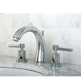 Concord Two-Handle 3-Hole Deck Mount Widespread Bathroom Faucet with Brass Pop-Up Drain