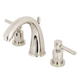 Concord Two-Handle 3-Hole Deck Mount Widespread Bathroom Faucet with Brass Pop-Up Drain